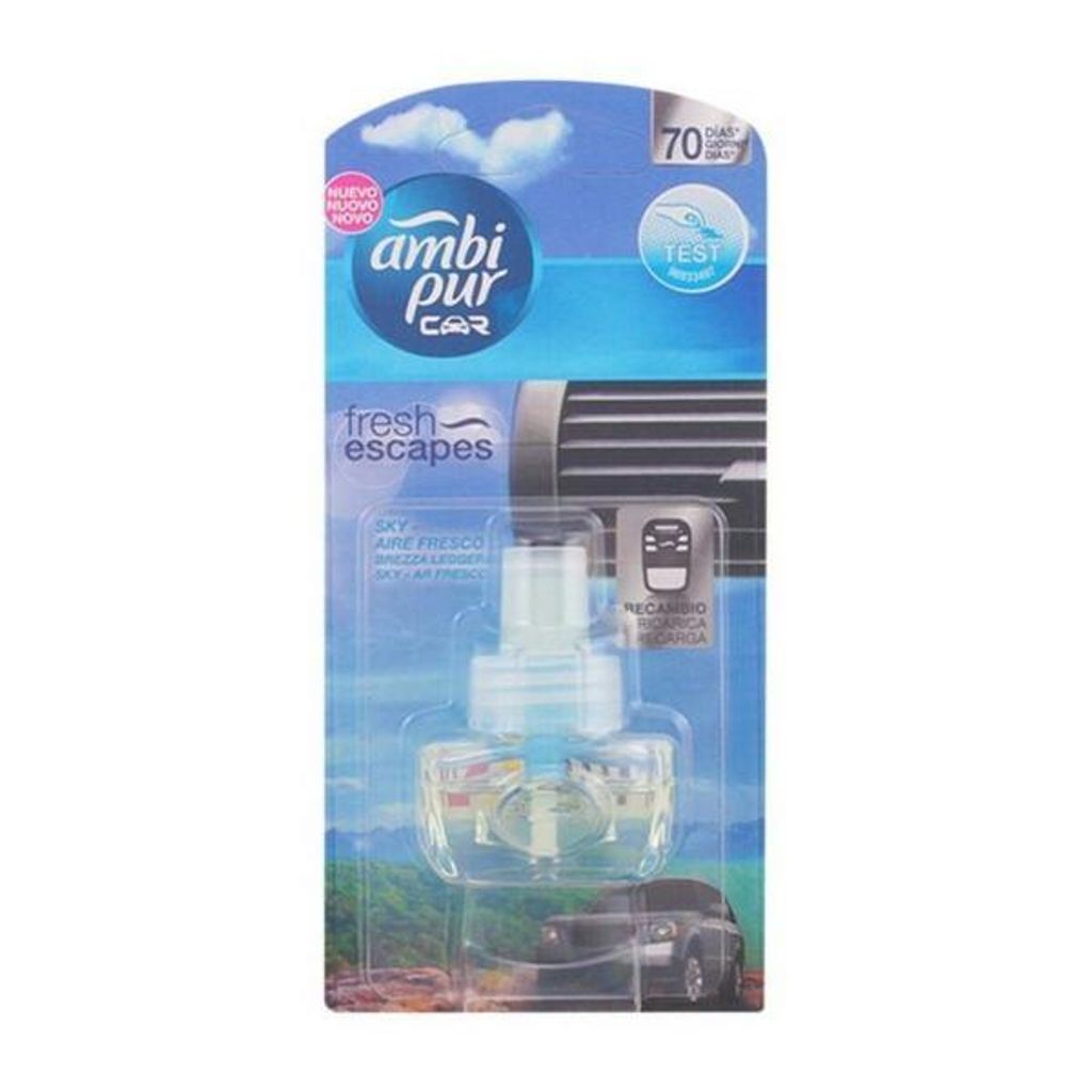 Product packaging for an air freshener.
