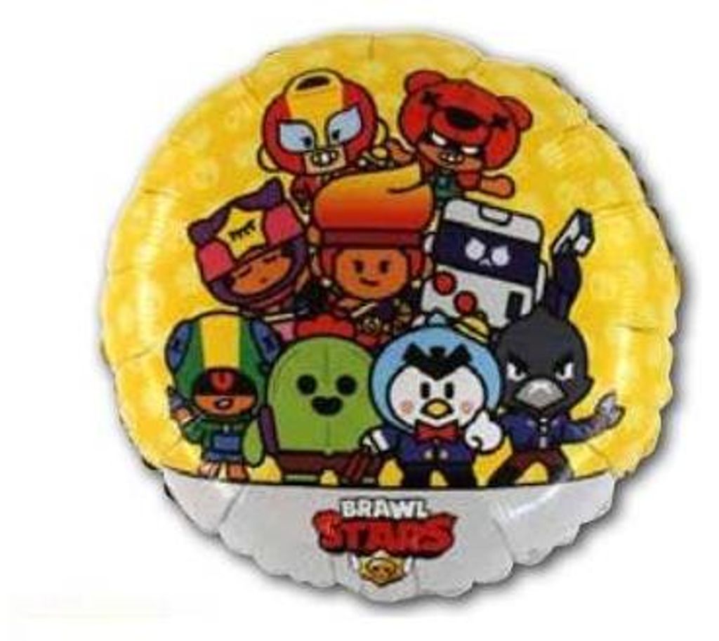 BRAWL STARS Folienballon für Geburtstagsparty, 45 cm Produktbild 