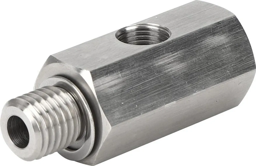 Sensore Pressione Olio Adattatore T M12X1.5 1/8 NPT Acciaio Inox