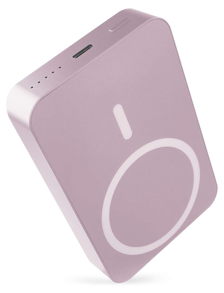 Powerbanka EMOS WI 1046, 10 000 mAh, 20 W+Wireless, lososová
