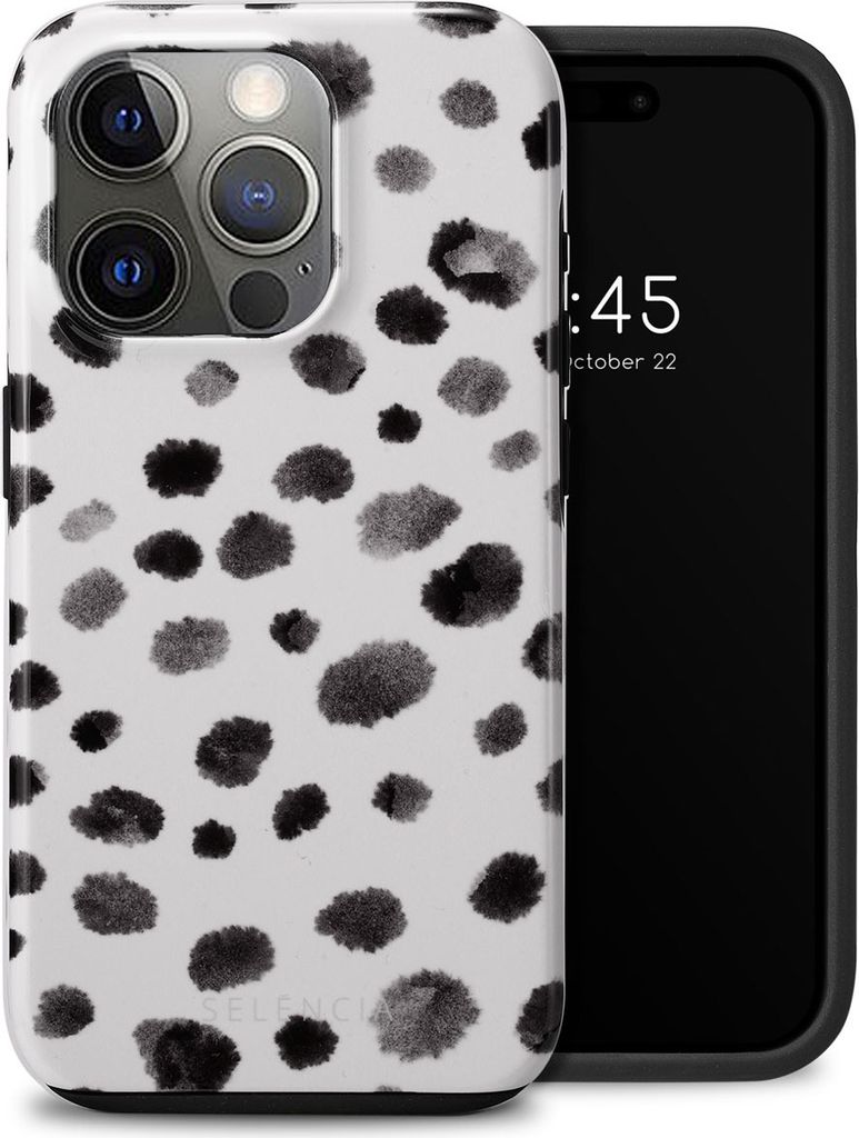 Selencia Vivid Back Cover iPhone 15 Pro - Trendy Leopard