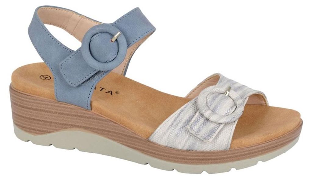 Cipriata - "Fera" Sandalen für Damen, PolyurethanDF4661 (38 EU) (Blau)
