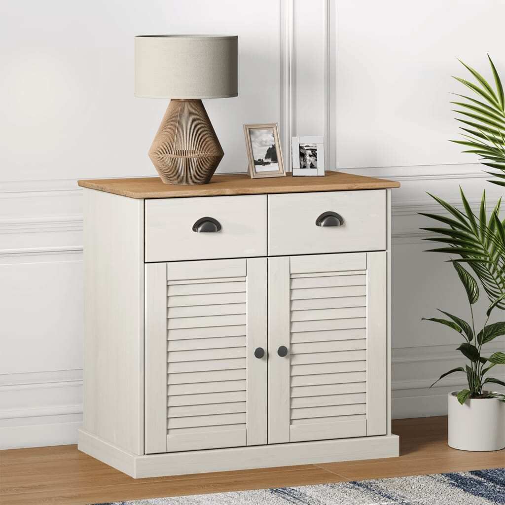 vidaXL Sideboard avec tiroirs VIGO 78x40x75 cm pin massif Image du produit 