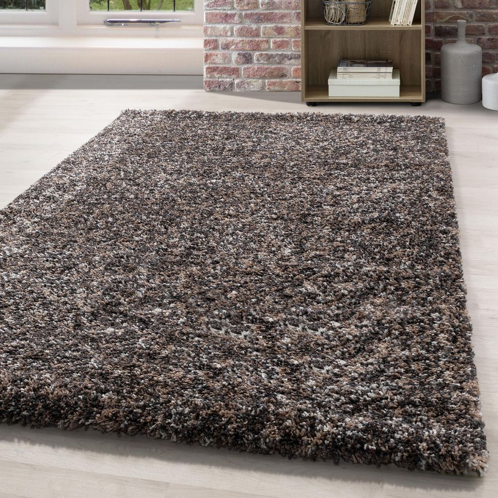 Homebyhome Shaggy Teppich Wohnzimmer Hochflor Teppich Produktbild 