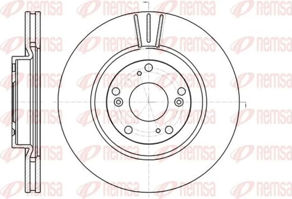 Supprimez les vibrations au freinage avec le disque REMSA 61297.10