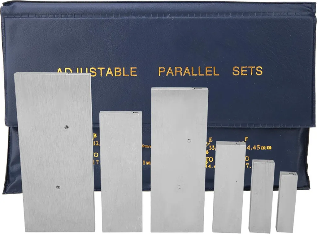 Cales parallèles réglables en acier de 3/8 à 2-1/4 pouces pour fraiseuse