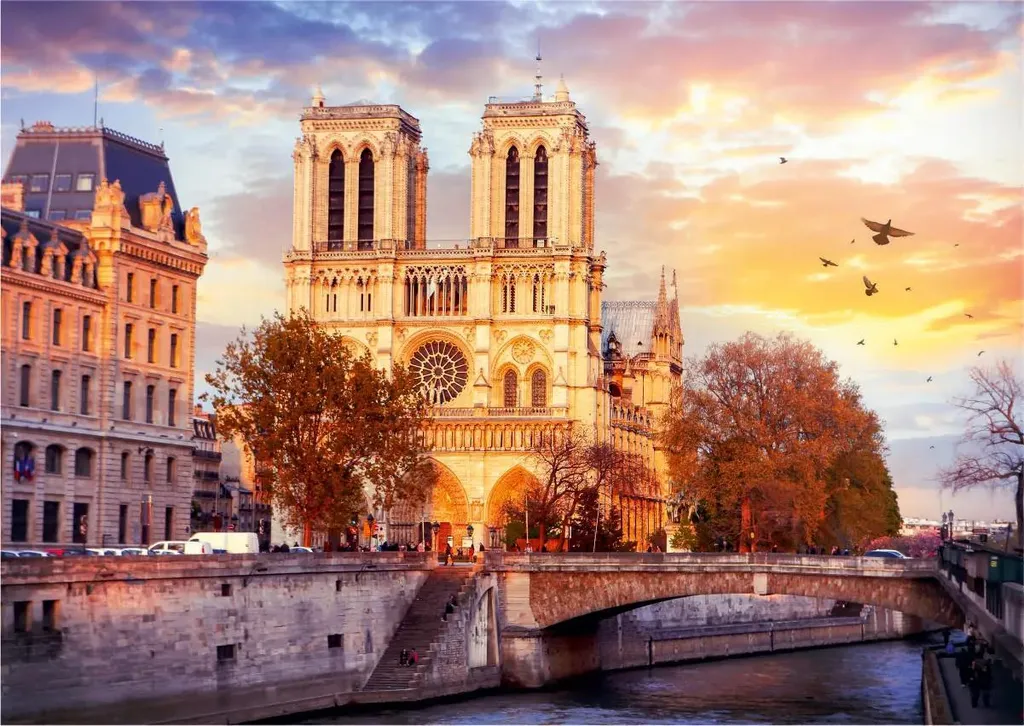 Puzzle de 500 pièces Roovi Notre Dame Paris en carton premium recyclable