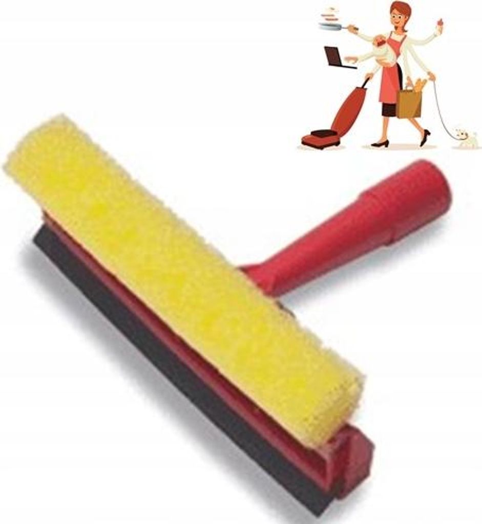 20Cm Fensterreiniger. Wasserabzieher Mit Schwamm Für Fenster, Ideal Für Autos