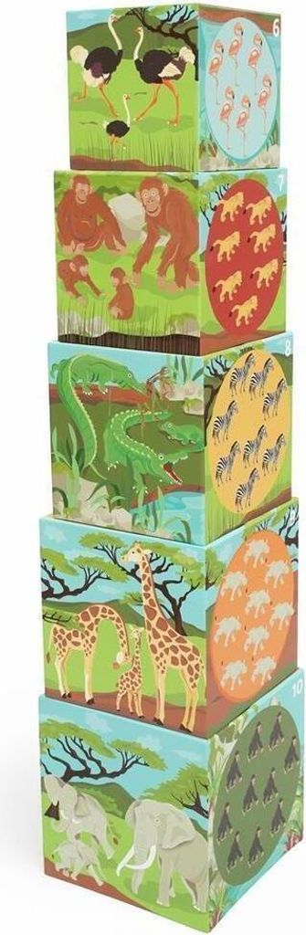 SCRATCH Stapelturm - Tiere der Welt