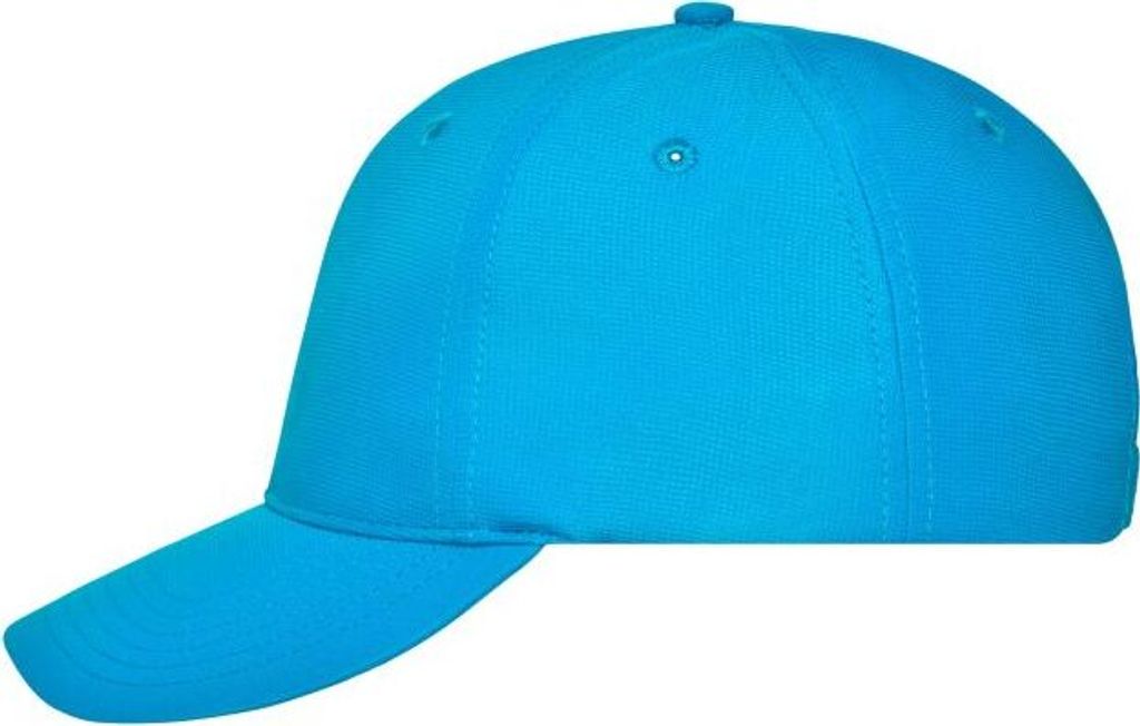 6 Panel Sun-Protection Cap turquoise, Gr. one size