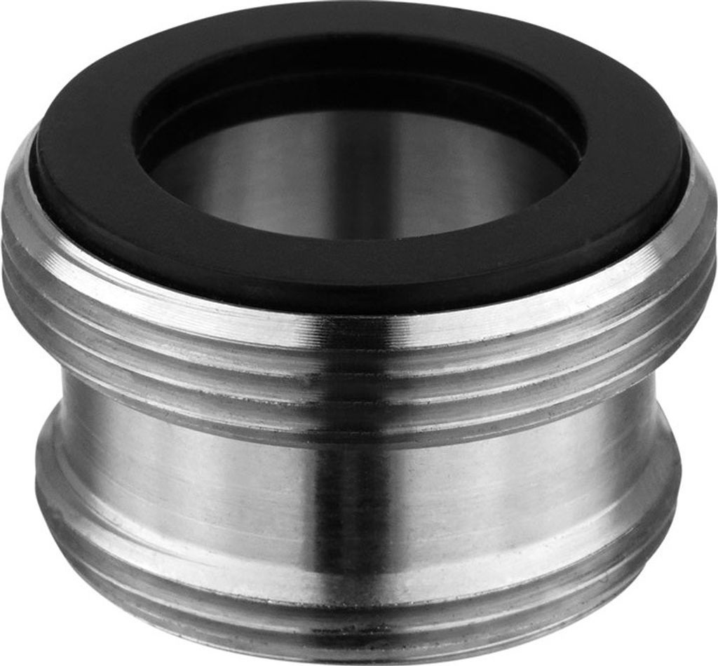 Edelstahl Adapter für Wasserhähne M24 auf M22