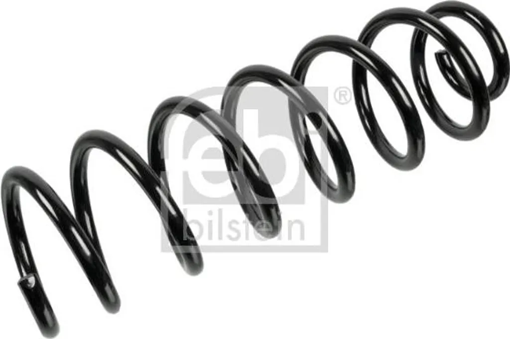 Ressort de suspension robuste FEBI 174723 - Acier traité pour Megane IV