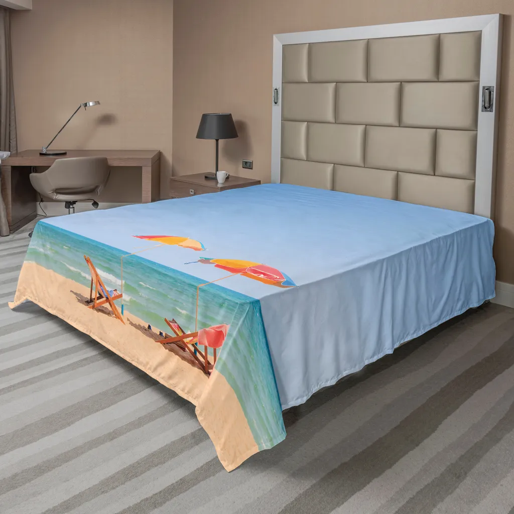 Lenzuolo Letto ABAKUHAUS Spiaggia Turchese - La Mia Scelta Estiva