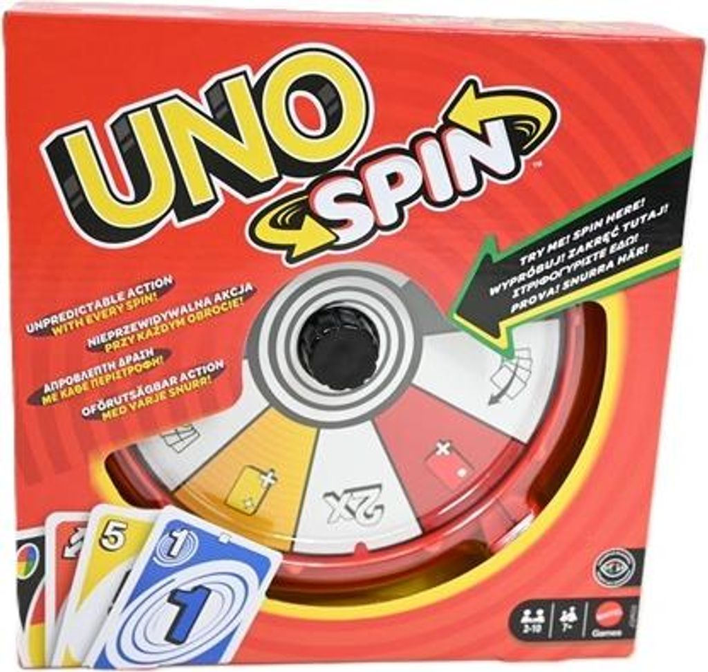 MATTEL Uno Spin - Gioco per famiglie JGR00 Immagine del prodotto 