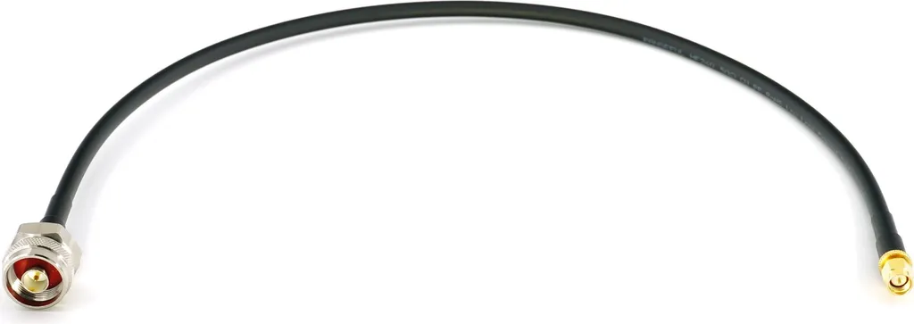 cavo di prolunga per antenna HF-240 (equivalente a LMR 240) da 50 cm da SMA maschio a N maschio con testa esagonale/nodata - per antenna WiFi RF GSM LTE 4G 5G 6G router amplificatore di segnale Lora Ham CB radio - 3