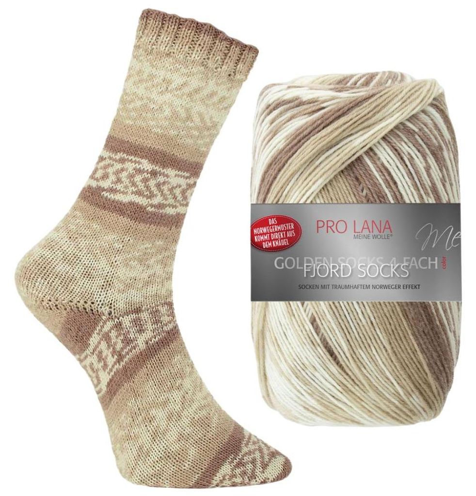 Pro Lana FJORD SOCKS 100 g 4-fach Norweger-Sockenwolle mit Produktbild 