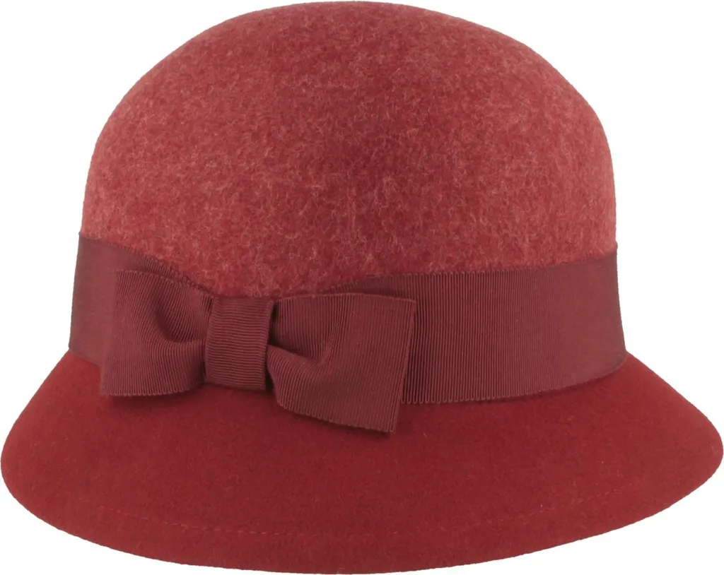 Chapeau Cloche Patricia Mayser en Laine avec Ruban Élégant - Taille 57
