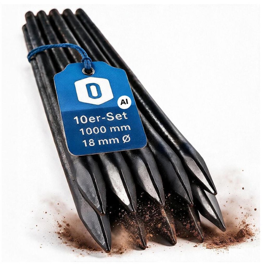 Dönges Schnureisen 1000 x 18 mm 10er Pack (Schnurstange) Produktbild 