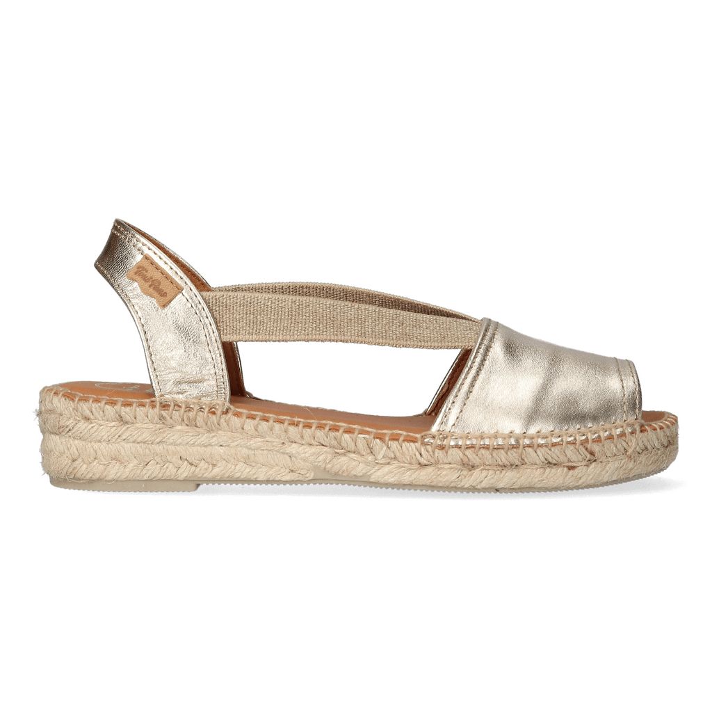Toni Pons Etna Sandalen mit Seilsohle – Goldfarben – Größe 44