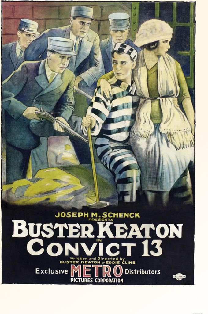 Buster Keaton Als Sträfling Kunstdruck Bild - Convict 13, 1920 (180 x 120 cm)