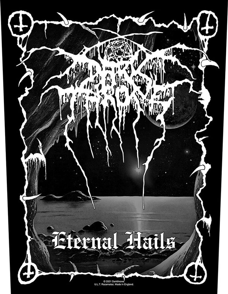 Darkthrone Eternal Hails Aufnäher zum Aufnähen 36 x 30 cm