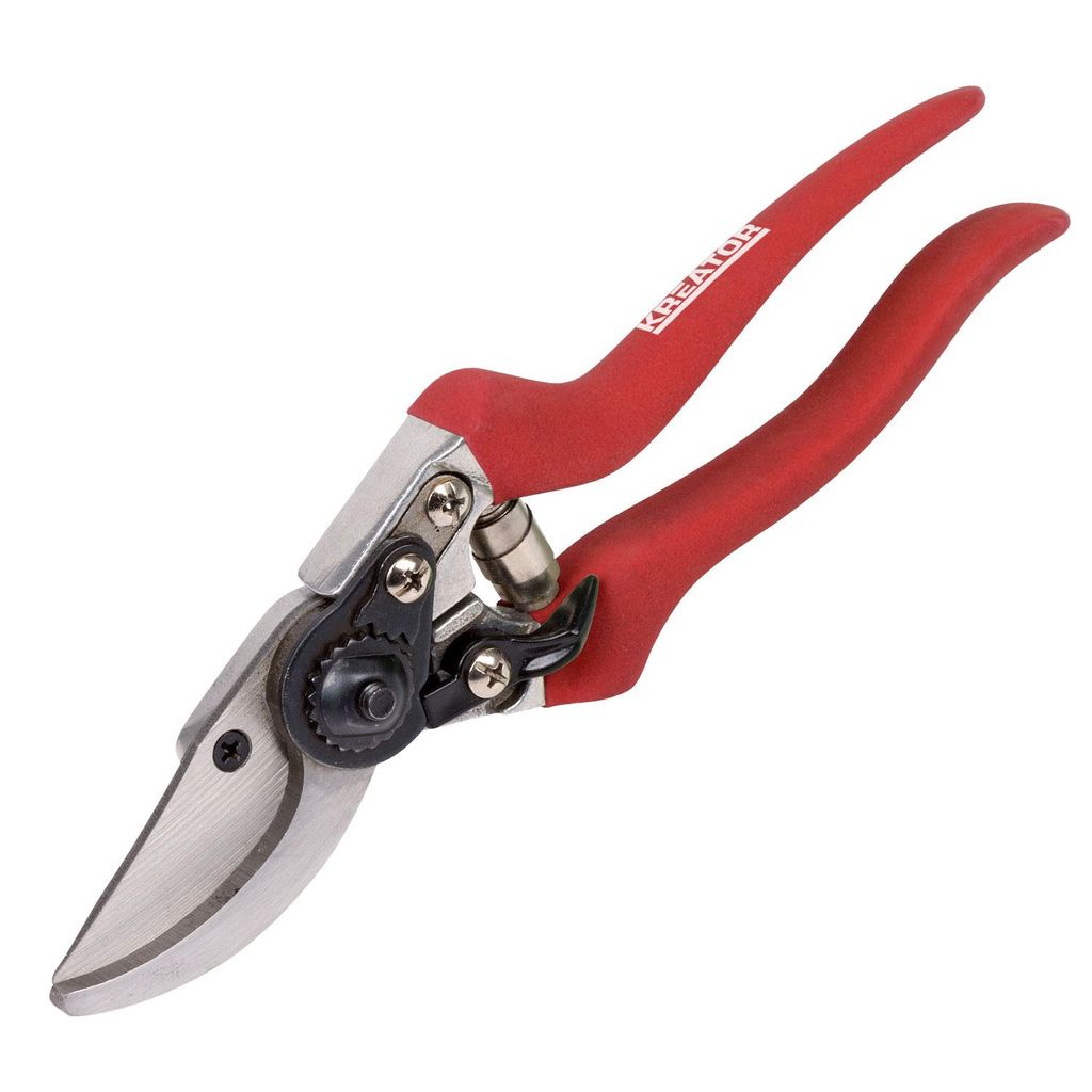 Gartenschere, Rosenschere aus Hartstahl inkl. Handschuhe Produktbild 