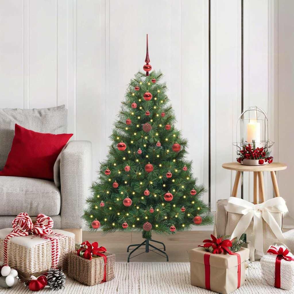 "Spring Sale"Künstlicher Weihnachtsbaum - elegantes Design - Christbaum/Kunstbaum - mit 150 LEDs - CLORIS - Grün 120cm PE und PVC Promotion187324...