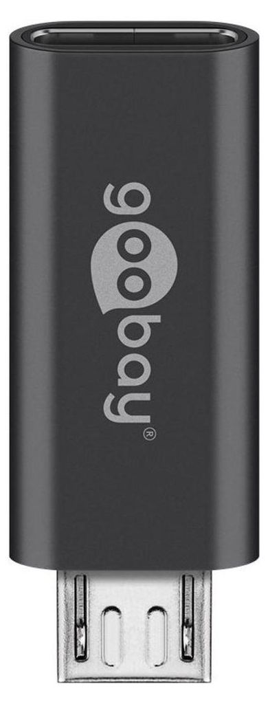 Goobay 55553 Vysokorýchlostný adaptér USB 2.0, sivý - Obrázok produktu 