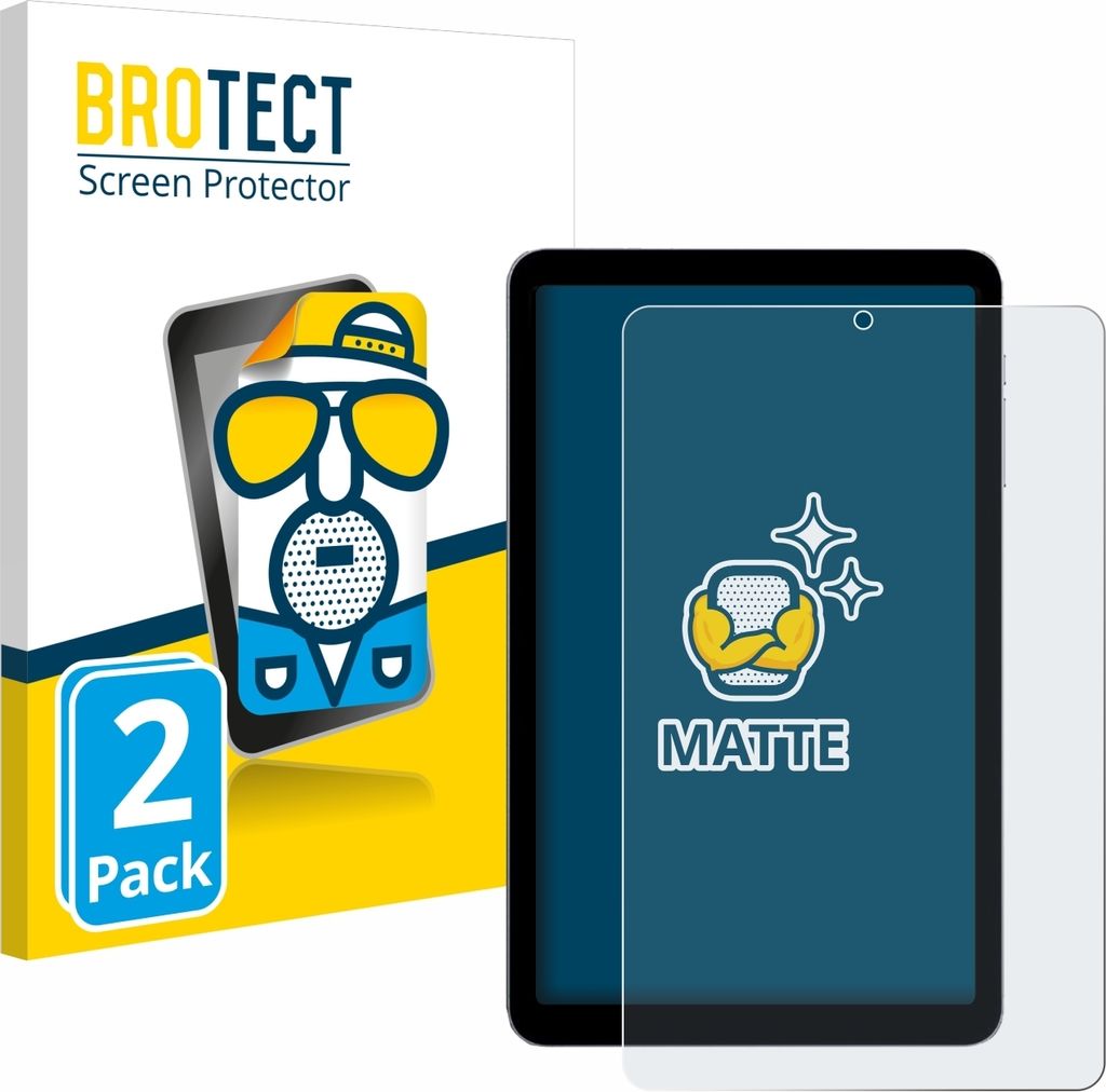2x BROTECT Schutzfolie für Alldocube iPlay 50 mini Displayschutz Displayschutzfolie Folie Matt Entspiegelungsfolie