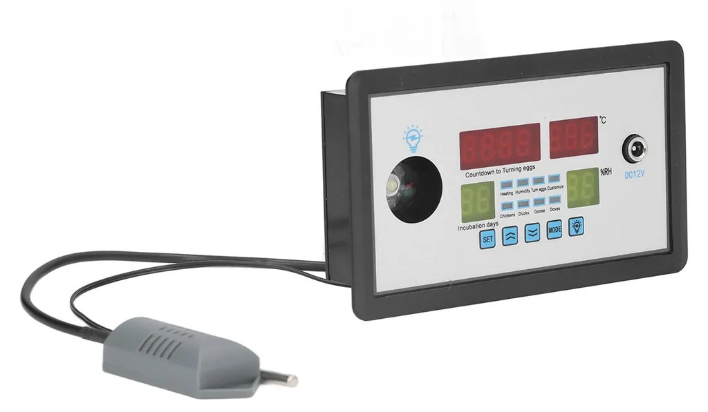 Thermostat couveuse intelligent 12V avec sonde de haute précision LCD