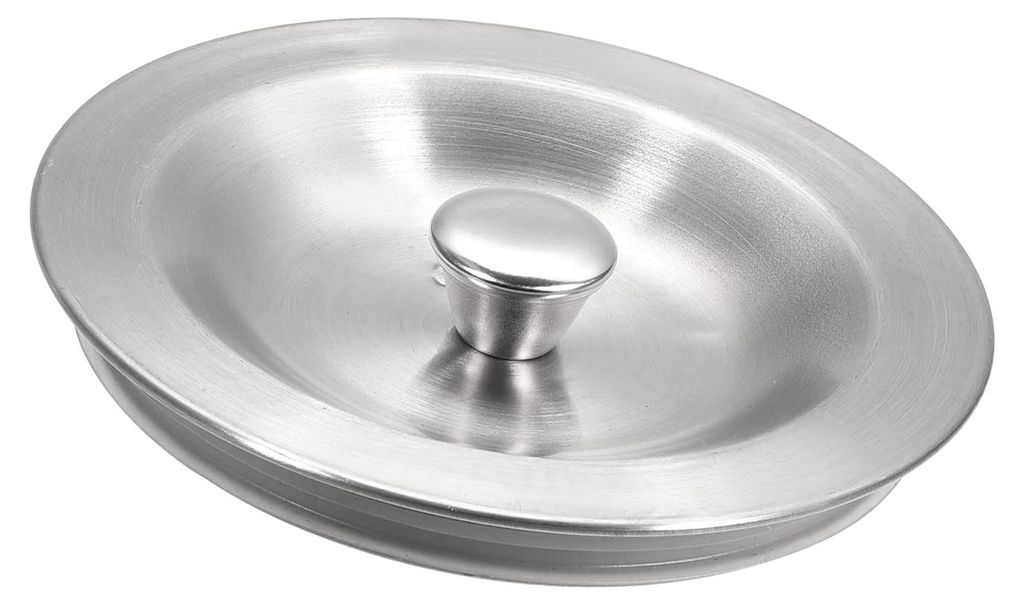 1 Stück 90 mm x 12 mm Edelstahl-Abflussstopfen für Küchenspüle