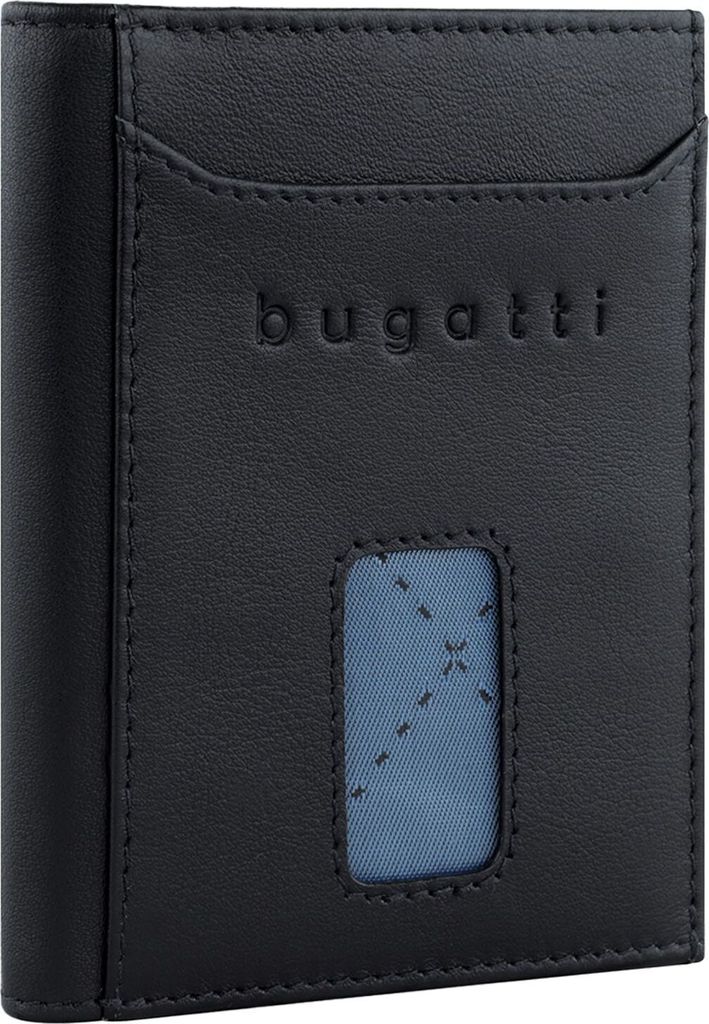 bugatti Geldbörse Secure Slim Special Mini Wallet Black Produktbild 
