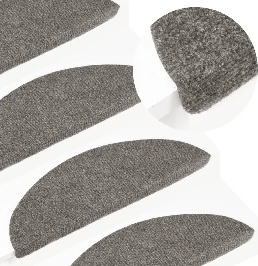 Stufenmatten Selbstklebend 10 Stk. Grau 65x22,5x3,5 cm , Stufenmatten Design 2024