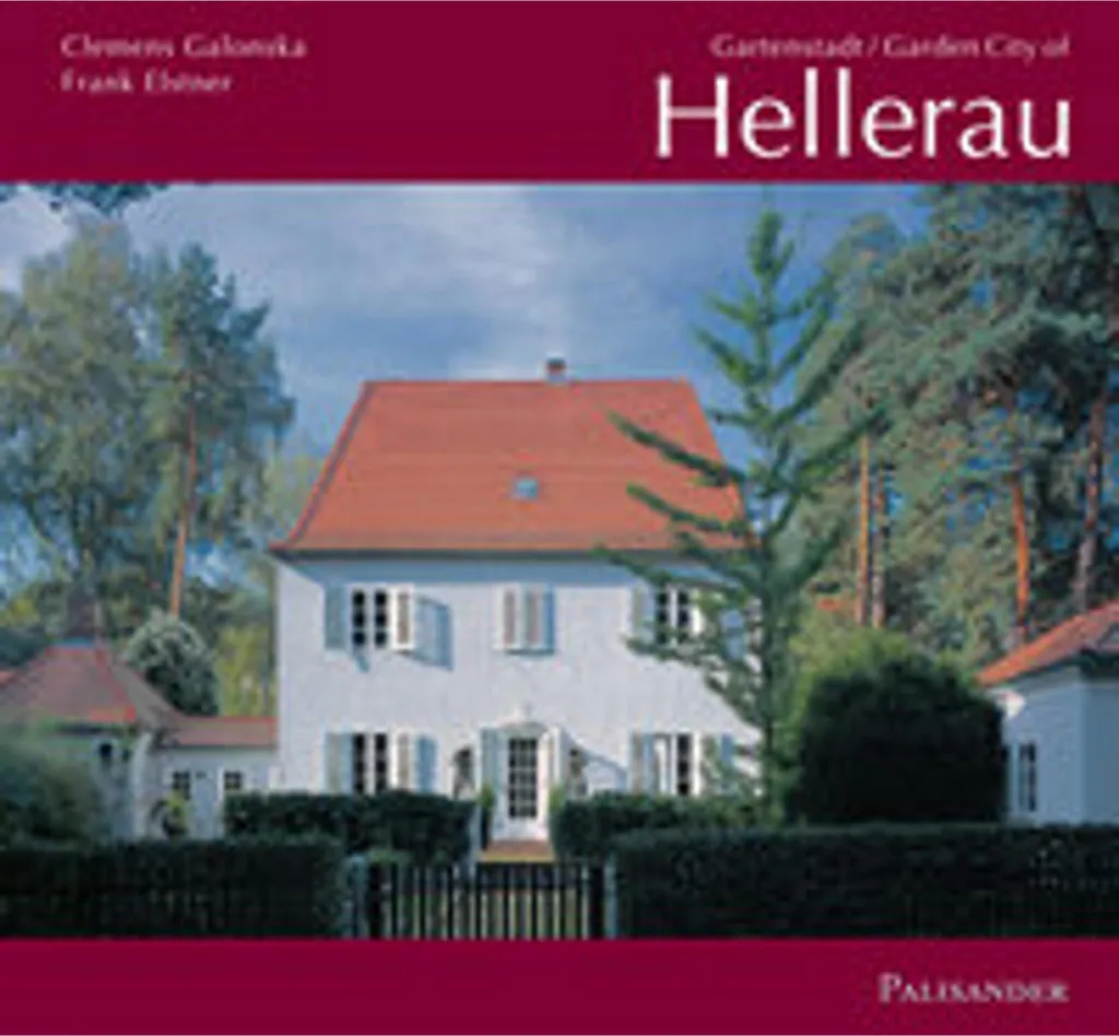 Livre bilingue Hellerau avec plans d'époque et photographies