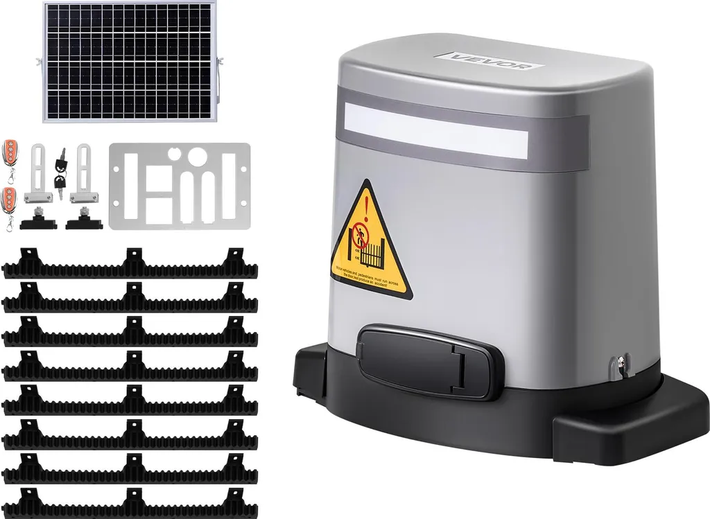 Moteur garage solaire VEVOR 280W : fini les portes lourdes de 800kg