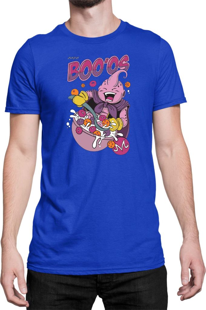 Herren T-Shirt Dragon Anime Manga Ball Z Majin Boo 03, Man 3XL / Blau