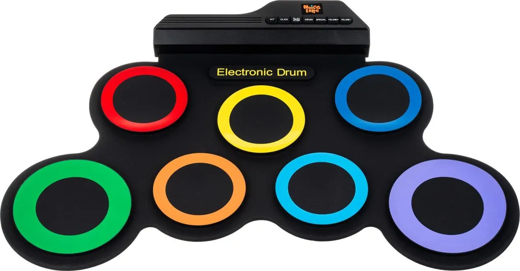 Batterie électronique silencieuse Noicetone avec pads en silicone