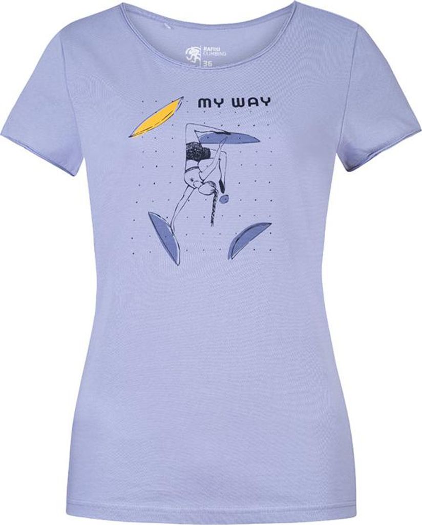 Rafiki Jay Kurzarm-t-shirt Lila 36 Damen Lila 36