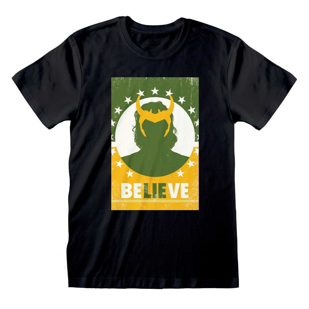 Marvel Loki - Believe - Black T-Shirt - Größe XXL Produktbild 