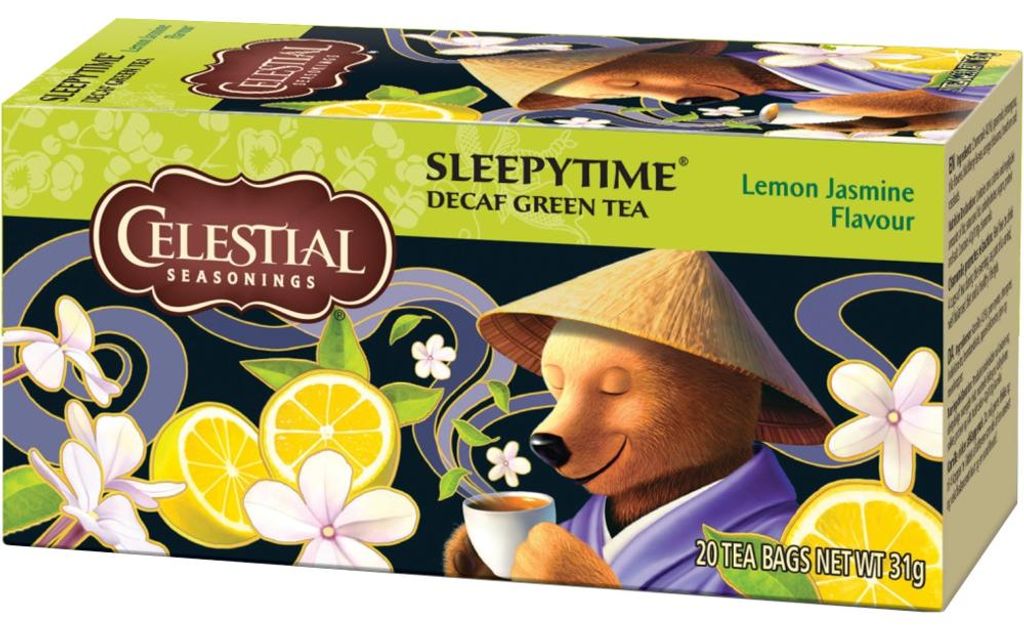 Celestial Seasonings Sleepytime decafgreen tea lemon Productafbeelding 