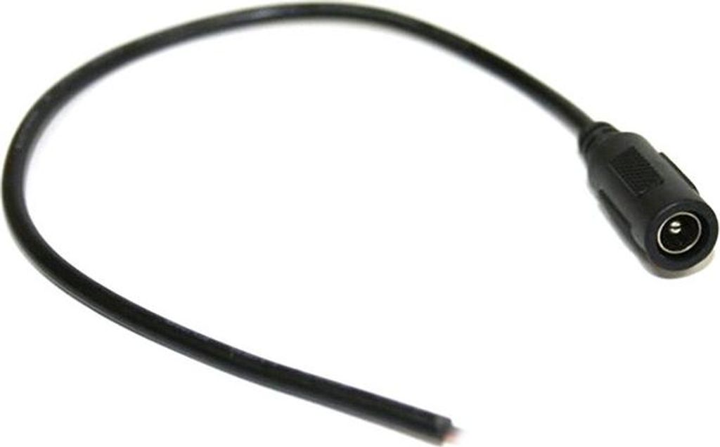 Jack-Anschluss Buchse für 12/24V LED Streifen Schwarz