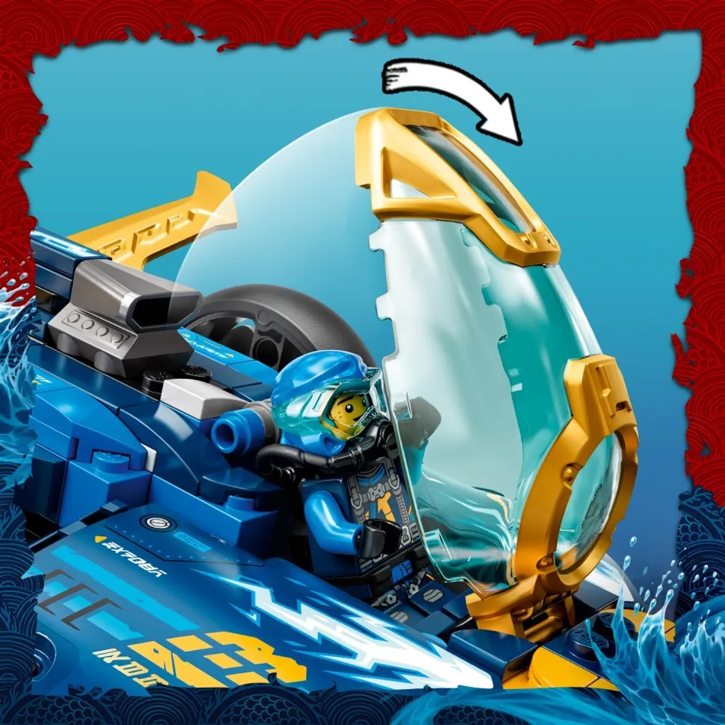 Speeder Sous-Marin Ninja 71752 LEGO avec 4 Figurines et Drone - 17