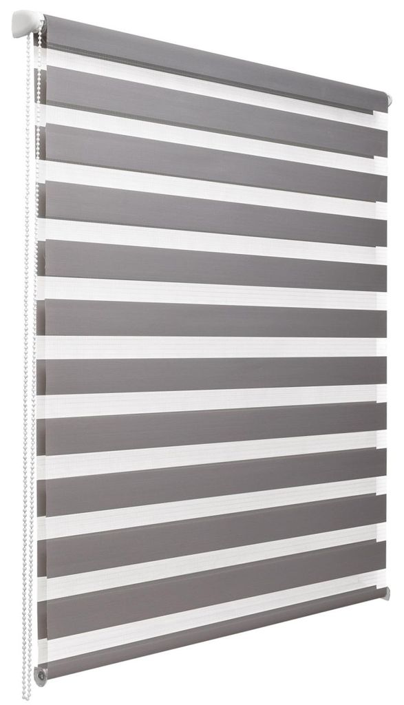 Sol Royal Doppelrollo SolDecor DL2, 80x150cm, Grau – Klemmfix ohne Bohren