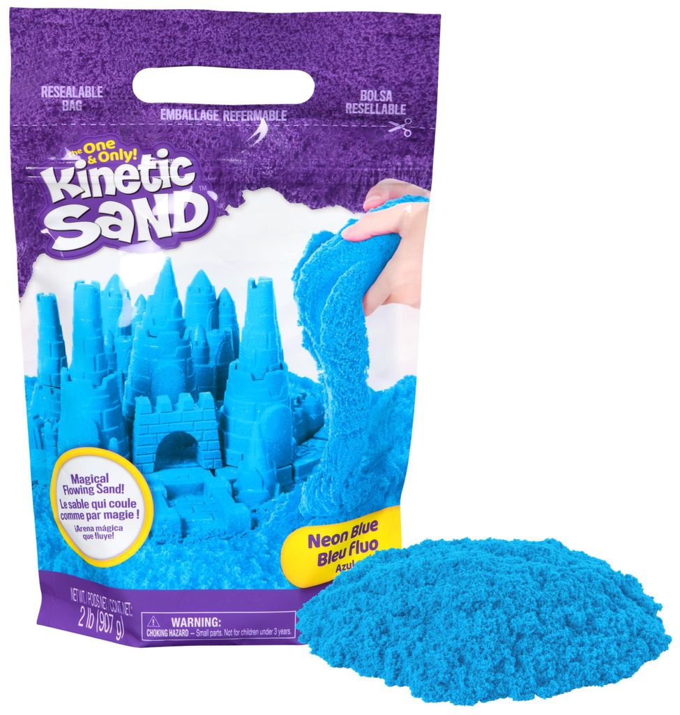 Spin Master Kinetic Sand Colour Bag blau 6061464 - Immagine del prodotto 