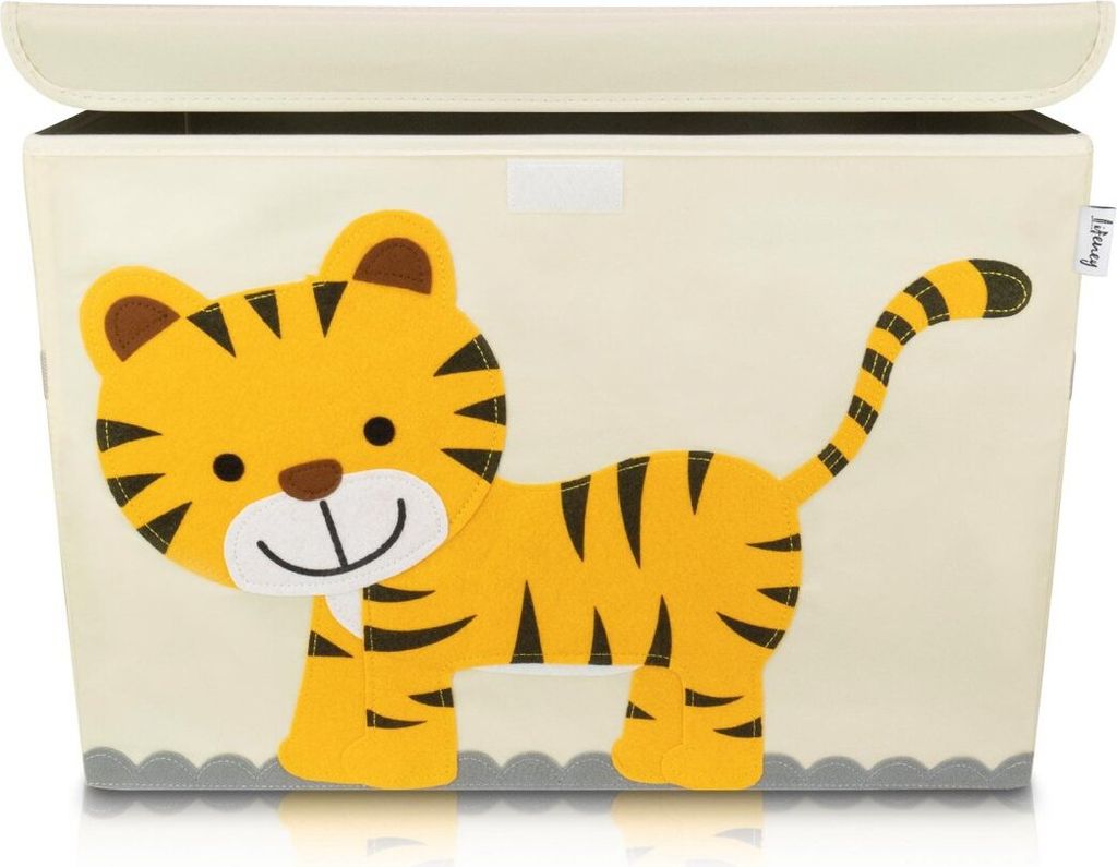 Lifeney Aufbewahrungsbox Kinder groß 51 x 36 x 36 I Spielzeugkiste I Kiste mit Deckel für Kinderzimmer I Aufbewahrungsboxen mit Deckel I Spielzeu...