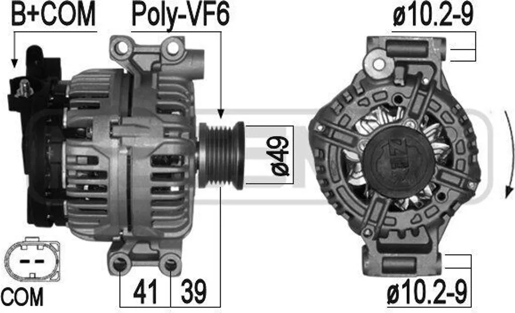 Alternateur de rechange pour BMW E90 E87 E60 E83 - Qualité OE 210985A