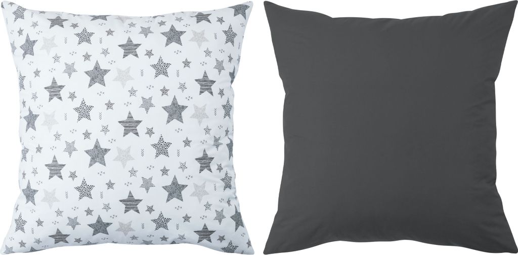 Amilian 2er Set, 80x80 cm 20x20 inch; Dekoratives Kissen, Produktbild 