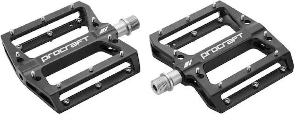 Pédales VTT Procraft Flat Grip Essential 113x105 pour Enduro et Trail