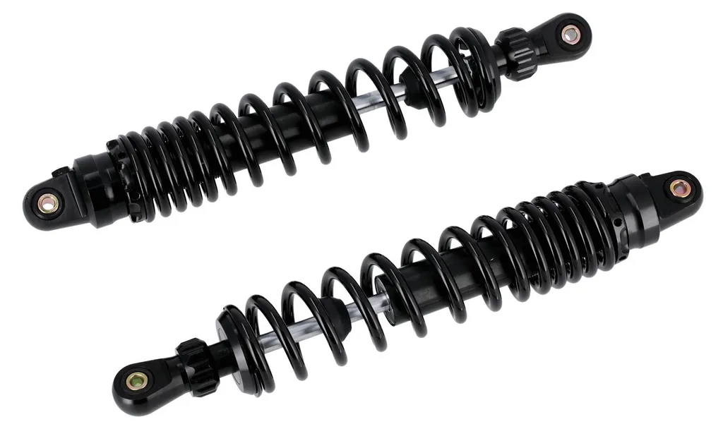 Suspension Arrière 380mm Noire pour Customisation Simson S51 S70 S83