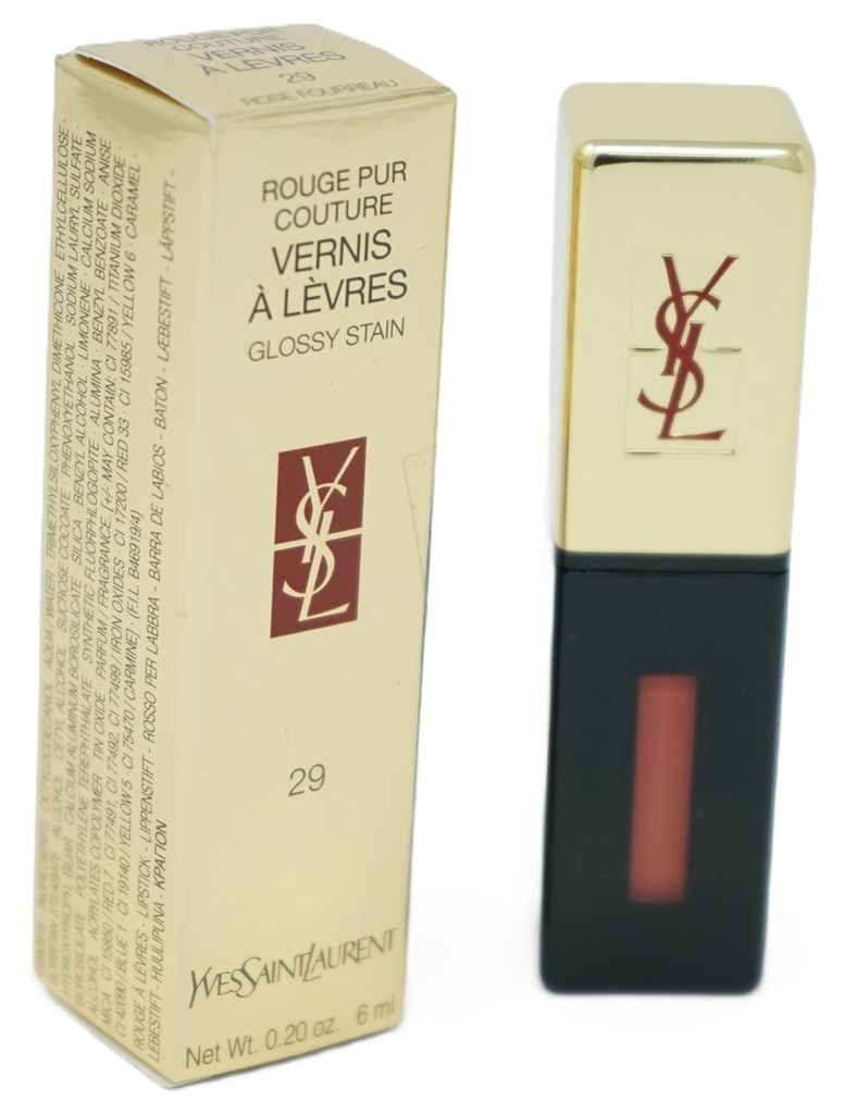 Yves Saint Laurent Rouge pur Couture Vernis á Levres Lippenstift 29 Rose Fourreau